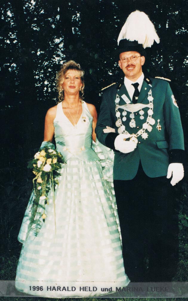 Das Amelunxer Königspaar 1996